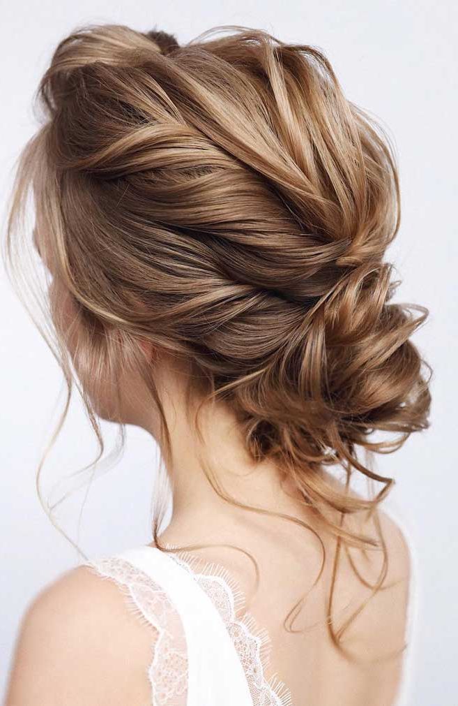 59 Stunning Messy Updo Hairstyles For Special Occasion With Regard To Best And Newest Wavy Low Updos Hairstyles (View 14 of 25)