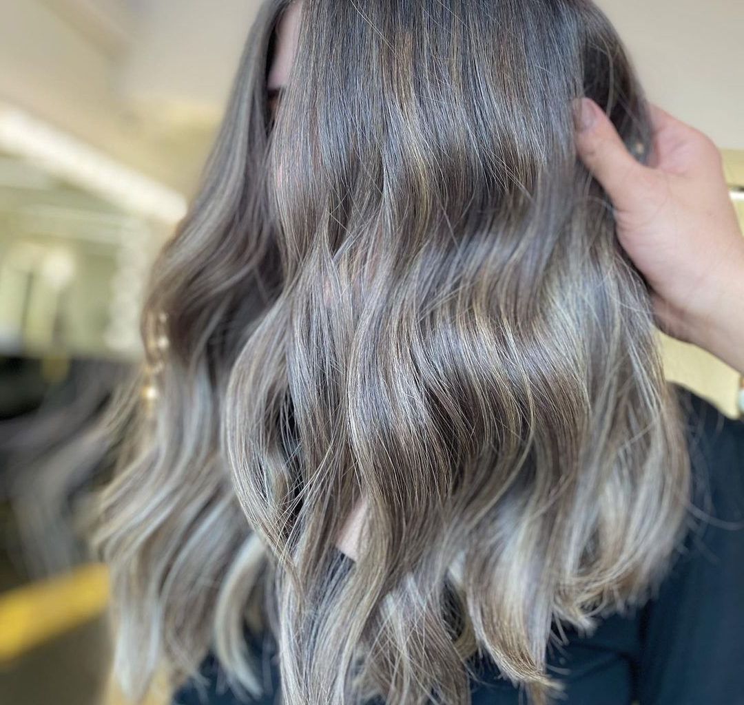 60 Ash Blonde Hair Color Ideas: Balayage, Highlights & Ombre For Latest Lob Haircuts With Ash Blonde Highlights (View 11 of 25)