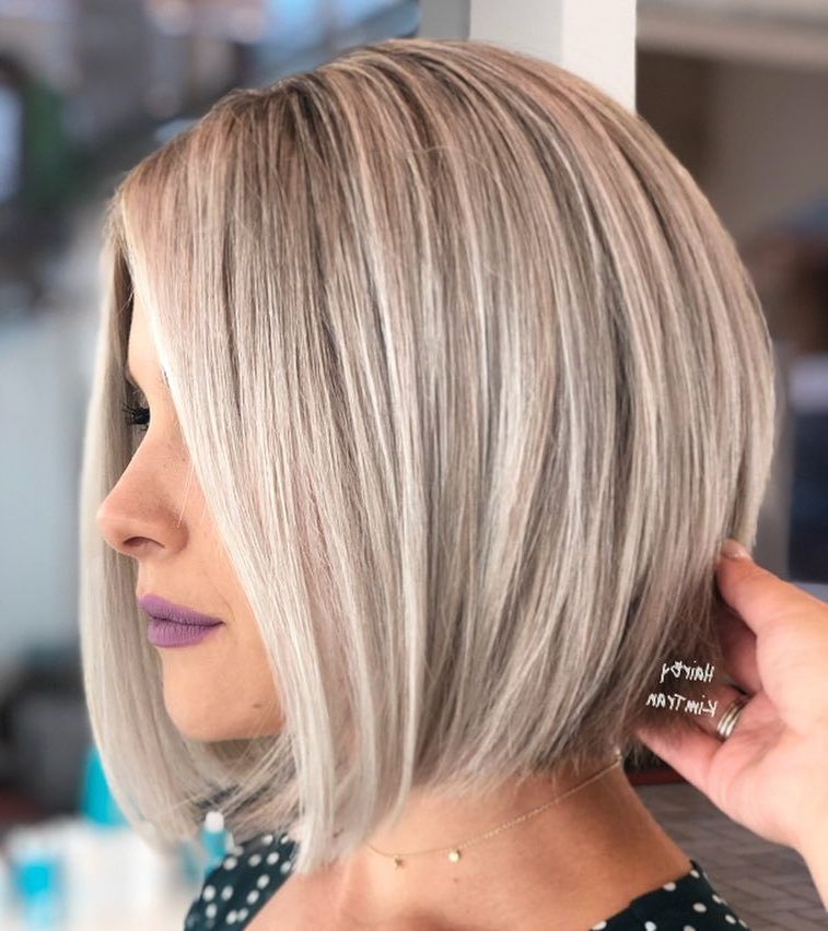 60 Best Bob Haircuts To Inspire Your Makeover In 2022 Throughout Most Popular Shoulder Length Blonde Bob Haircuts (Photo 18 of 25)