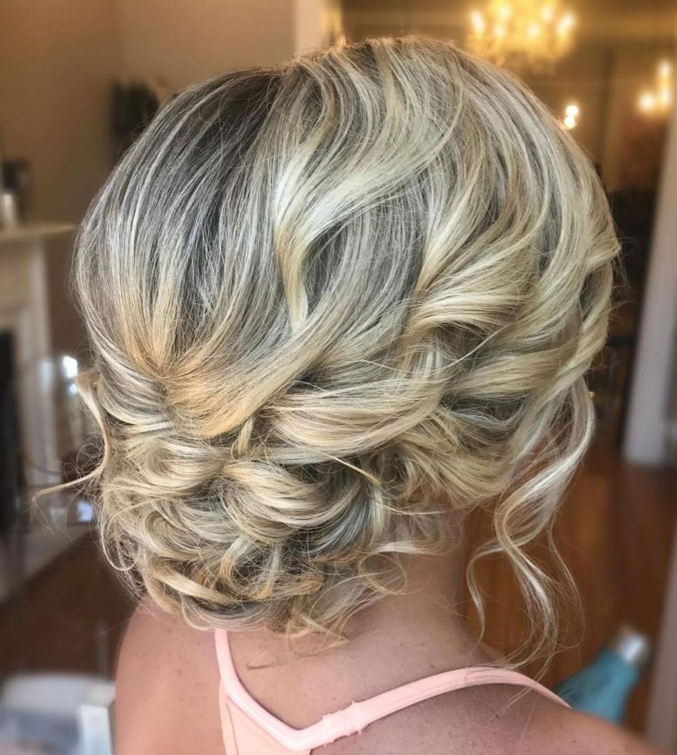 60 Trendiest Updos For Medium Length Hair | Medium Length Hair Styles, Hair  Styles, Hair Lengths Intended For Most Up To Date Delicate Curls Haircuts (View 14 of 20)