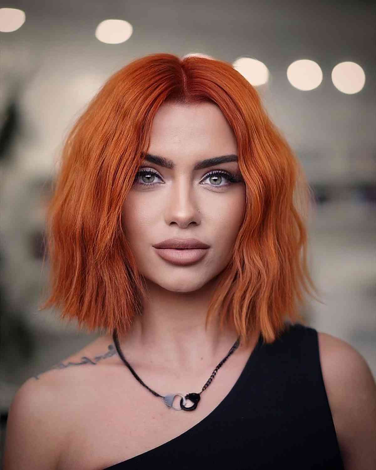 60 Trending Copper Hair Color Ideas To Ask For In 2022 Intended For Most Up To Date Copper Medium Length Hairstyles (View 5 of 25)