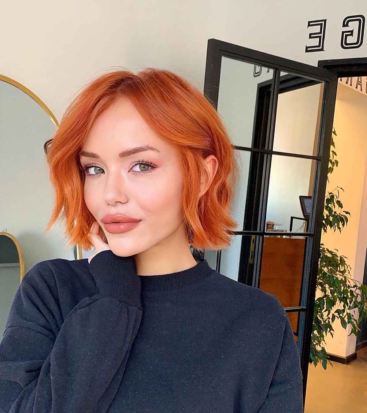 60 Trending Copper Hair Color Ideas To Ask For In 2022 With Most Recent Copper Medium Length Hairstyles (View 11 of 25)