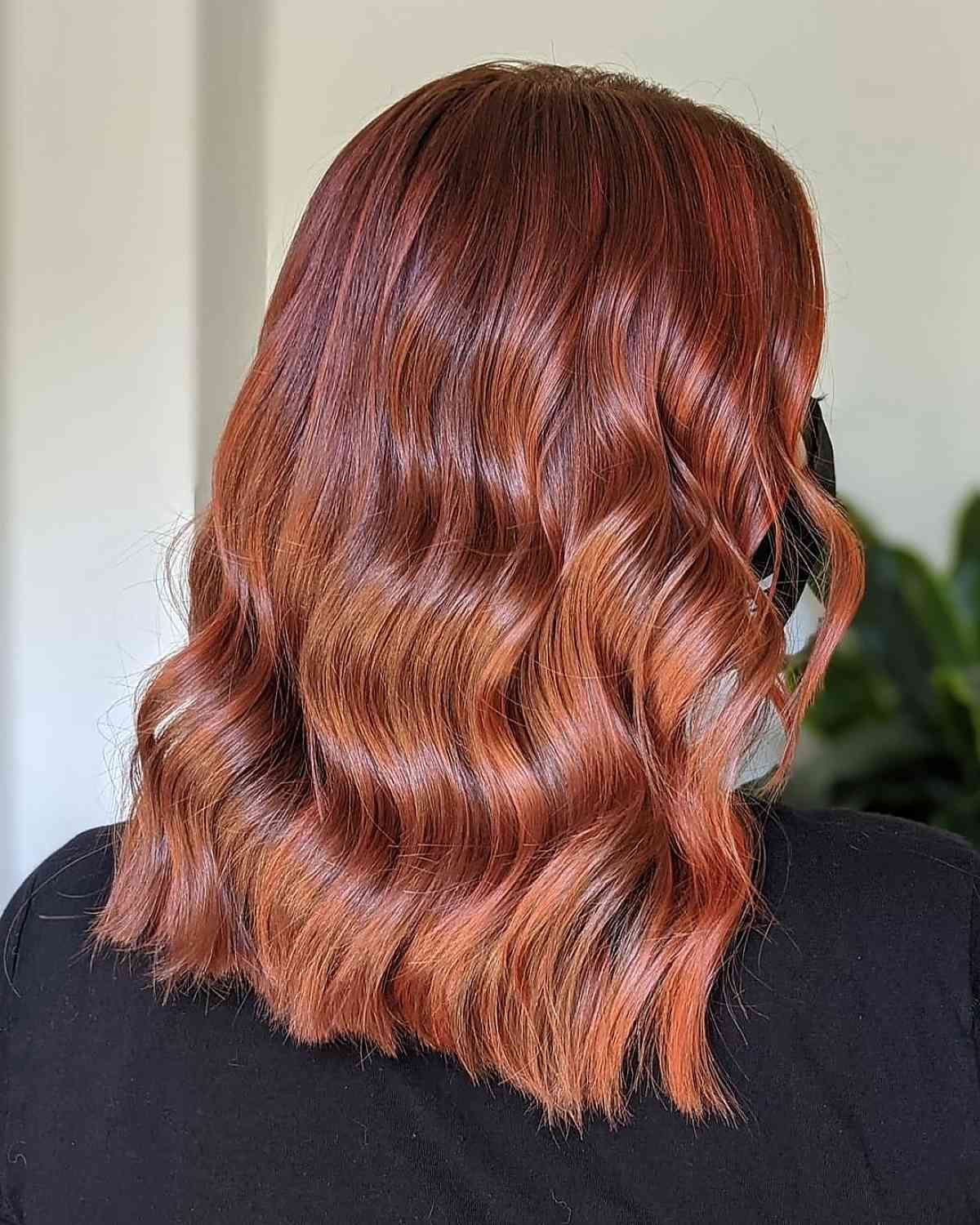 60 Trending Copper Hair Color Ideas To Ask For In 2022 Within Newest Copper Medium Length Hairstyles (View 6 of 25)