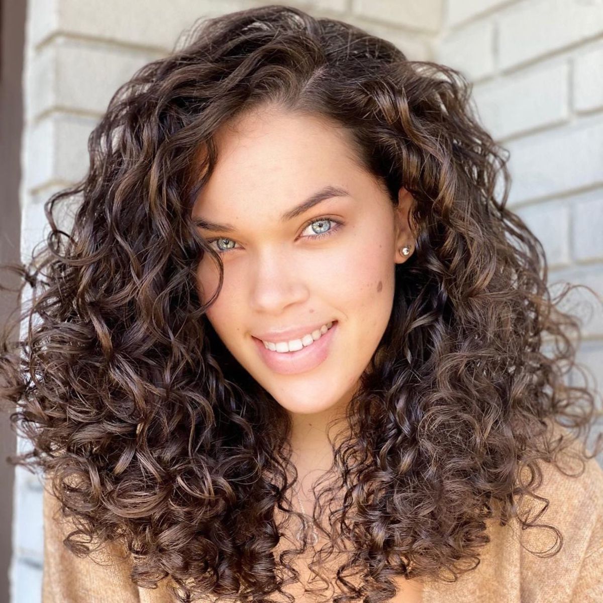 62 Best Shoulder Length Curly Hair Cuts & Styles In 2022 Throughout Current Layered Curly Medium Length Hairstyles (View 4 of 25)
