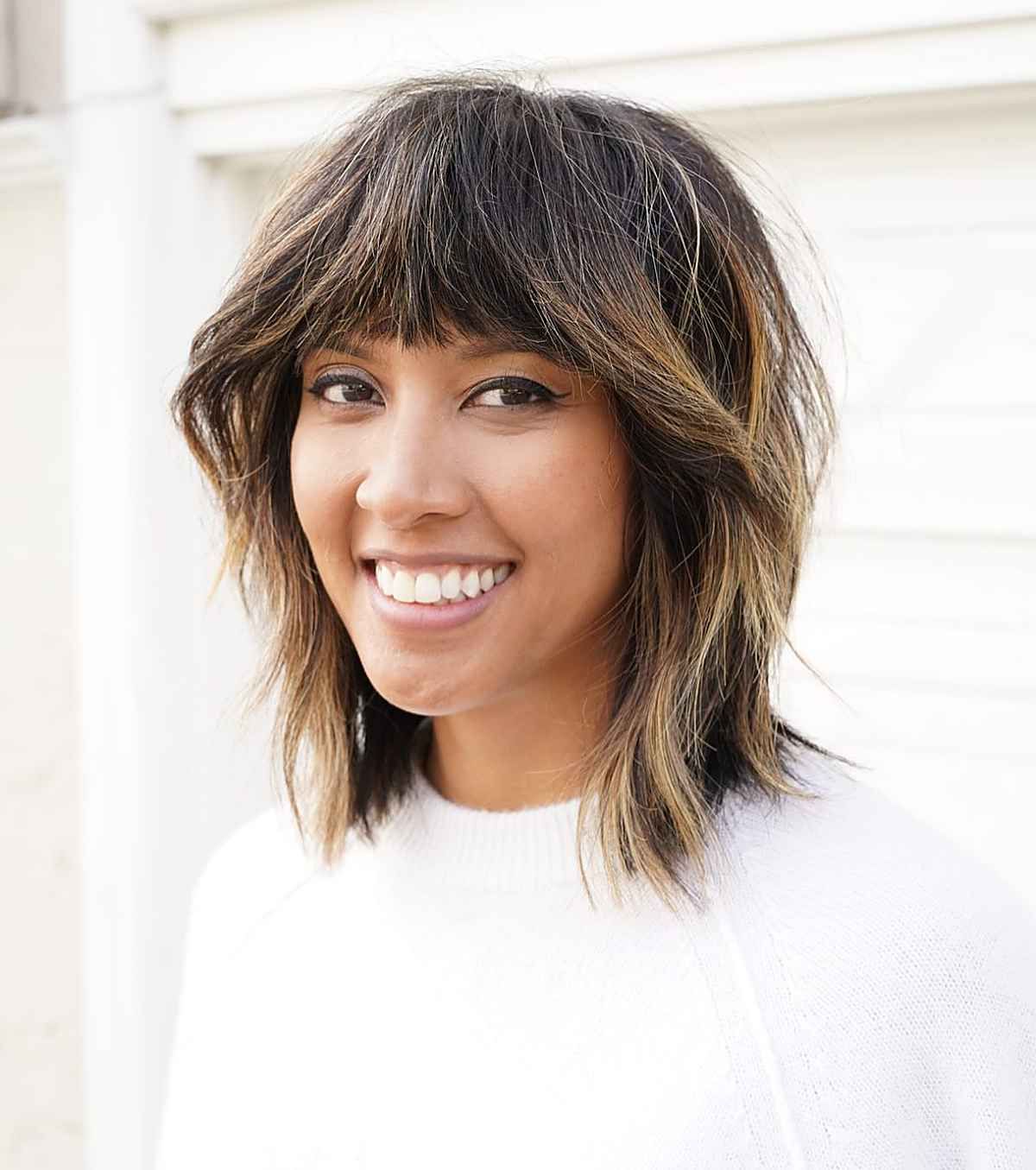 65 Hottest Lob Haircuts Aka The Long Bob Intended For Most Up To Date Shoulder Length Lob Haircuts With Layered Front (View 4 of 25)