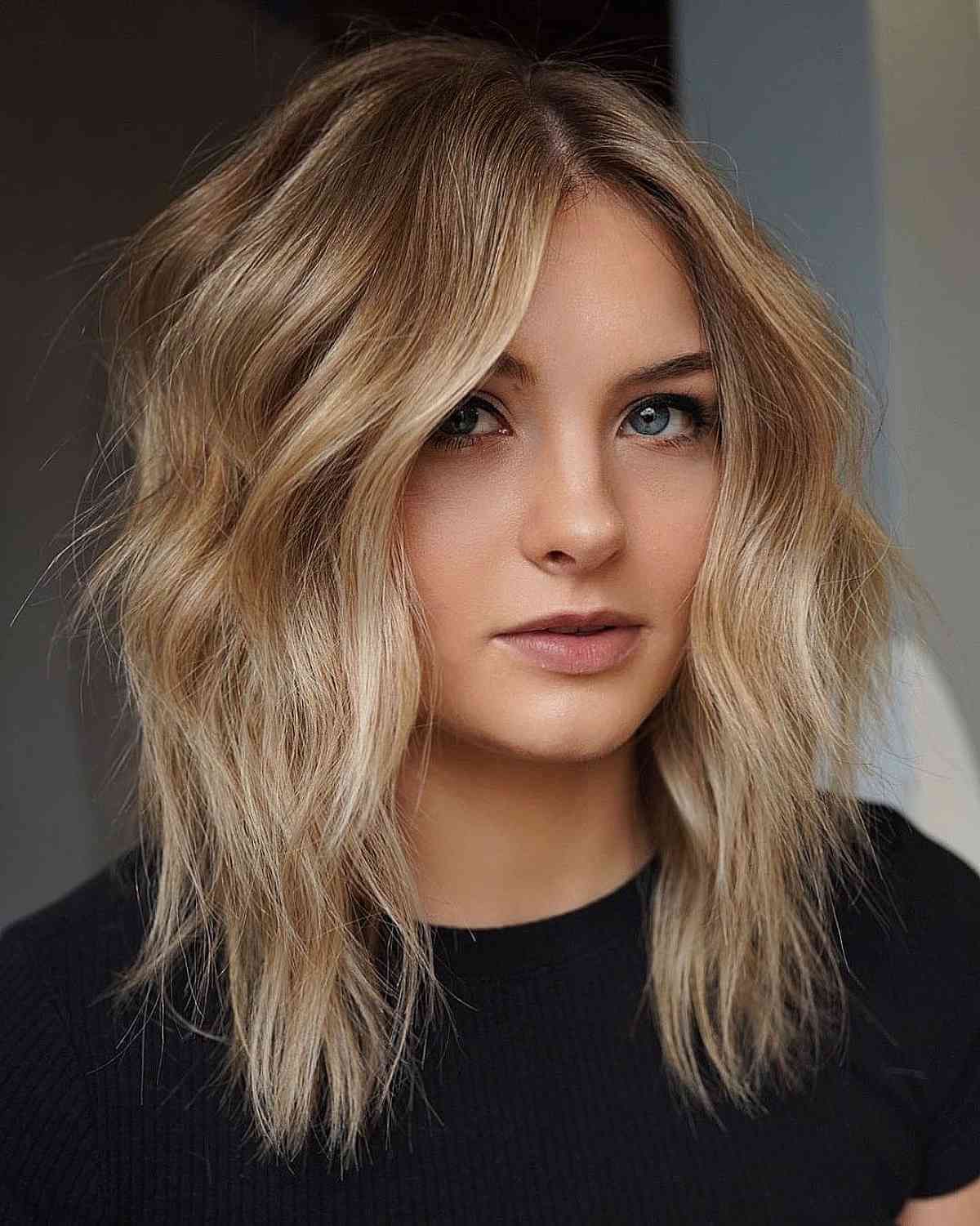65 Hottest Lob Haircuts Aka The Long Bob Pertaining To Newest A Line Blonde Wavy Lob Haircuts (Photo 18 of 25)