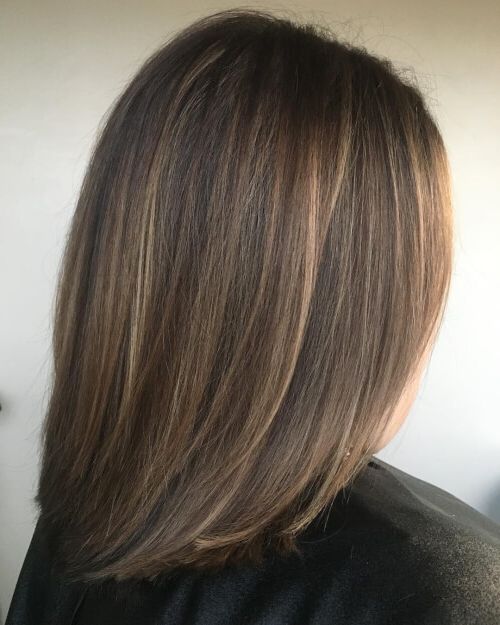65 Hottest Lob Haircuts Aka The Long Bob With Textured Bob Hairstyles With Babylights (View 4 of 25)