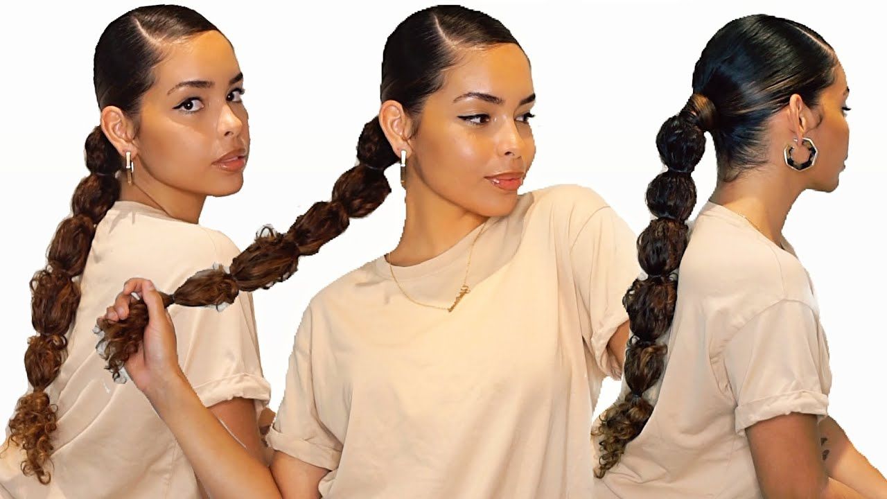 7 Easy Bubble Braid Hairstyles For 2022 That You Can Diy At Home Regarding Best And Newest Bubble Hairstyles For Medium Length (View 15 of 25)