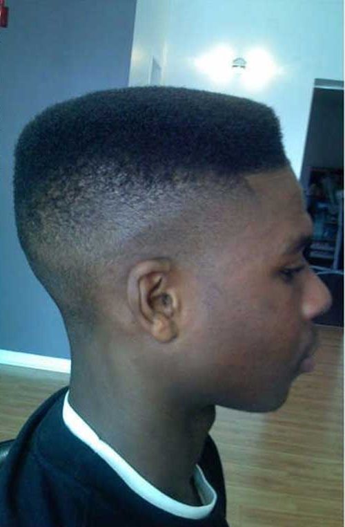 70 Exclusive Short Haircuts For Black Men [2022 Versions] Throughout Styled Back Top Hair For Stylish Short Hairstyles (Photo 22 of 25)