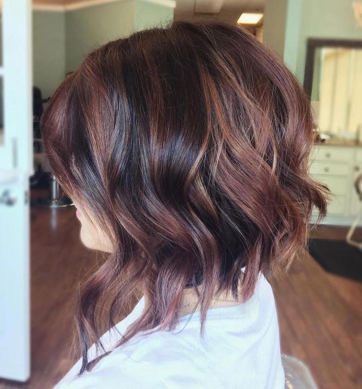 70 Fabulous Choppy Bob Hairstyles For 2022 | Hair Styles, Short Hair  Balayage, Balayage Hair Intended For Most Recent Brunette To Mauve Ombre Hairstyles For Long Wavy Bob (View 11 of 25)