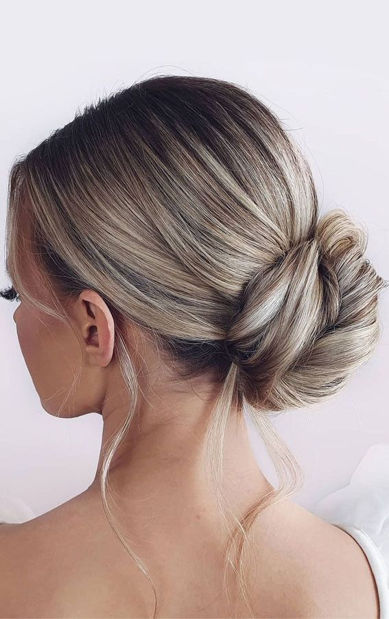 70 Latest Updo Hairstyles For Your Trendy Looks In 2021 : Classic Bridal Low  Bun Hair Do Pertaining To Most Popular Updos Hairstyles Low Bun Haircuts (View 14 of 25)