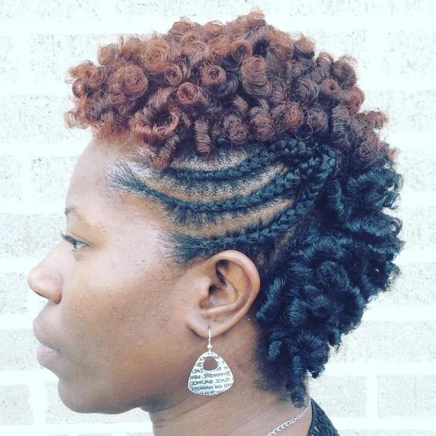 75 Most Inspiring Natural Hairstyles For Short Hair | Short Natural Hair  Styles, Natural Hair Twists, Hair Styles Throughout Braided Mohawk Hairstyles For Short Hair (View 2 of 25)