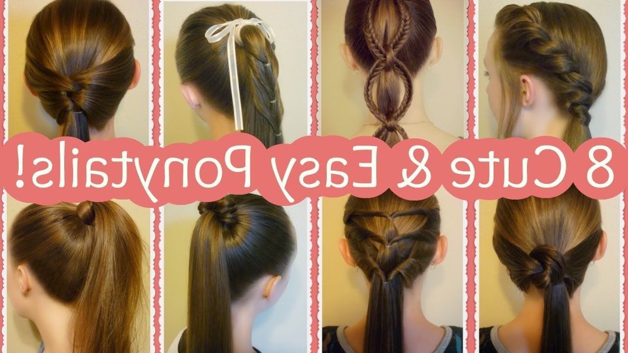 8 Cute Ponytail Hairstyles For Summer! | Hairstyles For Girls – Princess  Hairstyles Throughout 2018 Hairstyles With Pretty Ponytail (View 11 of 25)