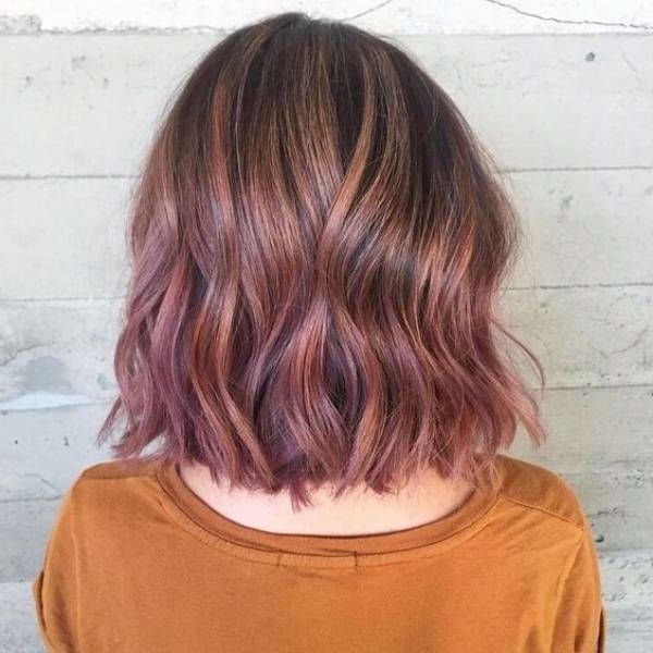 83 Pink Hairstyles And Pink Coloring Product Review Guide | Balayage Hair, Hair  Styles, Brown Hair Colors Pertaining To Most Up To Date Pink Balayage Haircuts For Wavy Lob (Photo 6 of 25)