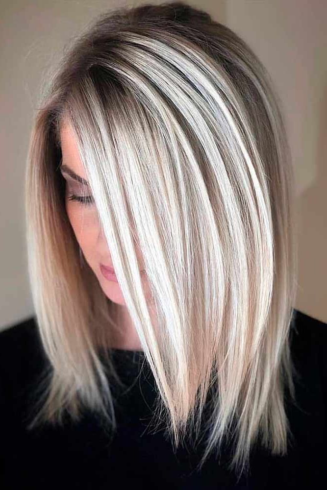 85+ Medium Length Hairstyles To Look Trendy In 2022 – Glaminati In Recent Shoulder Length Straight Haircuts (View 11 of 25)
