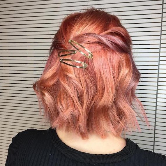 9 Haircuts That'll Make You Want A Bob | Wella Professionals Intended For Recent Rose Gold Blunt Lob Haircuts (Photo 18 of 25)