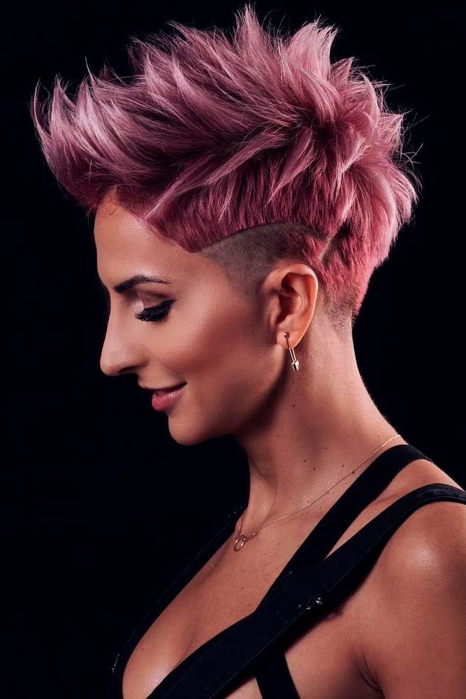 90+ Amazing Short Haircuts For Women In 2022 | Lovehairstyles For Blue Punky Pixie Hairstyles With Undercut (View 24 of 25)