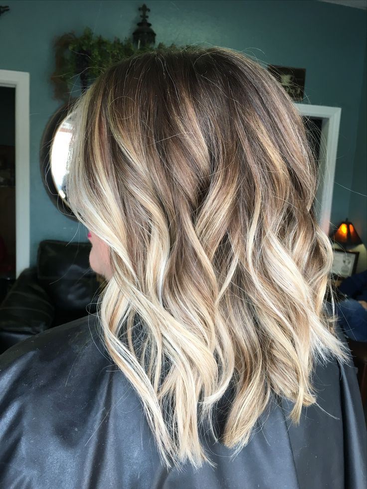 Balayage, Blonde Hair, Brown Hair, Blonde Highlights, Lob, Bob, Haircut,  Hair, Loose … | Blonde Hair With Highlights, Hair Styles, Brown Hair With  Blonde Highlights Pertaining To Most Recently Waves Haircuts With Blonde Ombre (View 3 of 25)