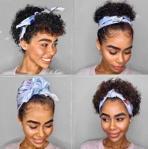 Bandana Hairstyles: 10 Different Hairstyles With Bandanas With Wavy Pixie Hairstyles With Scarf (View 12 of 25)