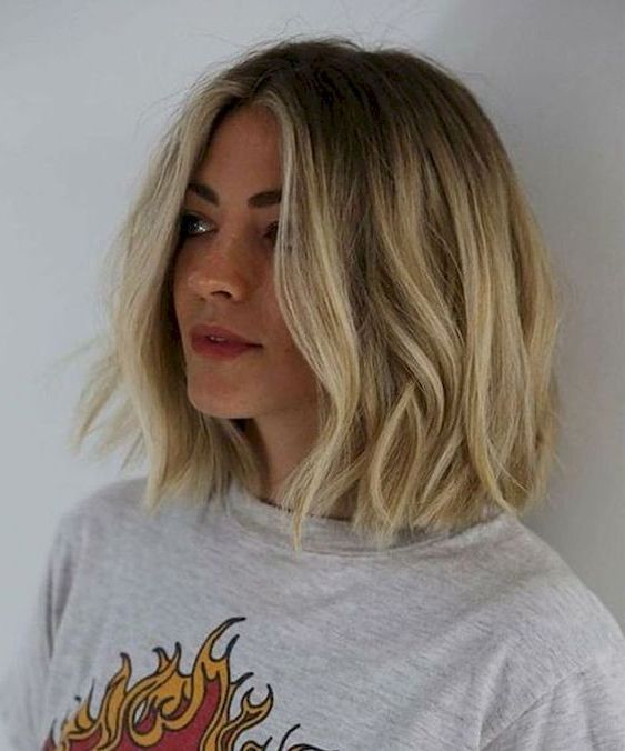 Beach Waves Short Hair | 35 Short Beach Waves Hairstyles Intended For 2018 Icy Blonde Beach Waves Haircuts (Photo 23 of 25)