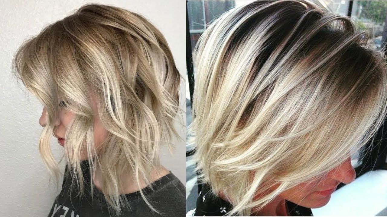 Beautiful Bob Haircuts 2021 For Blonde Hair – Youtube Intended For Rooty Blonde Bob Hairstyles (View 24 of 25)