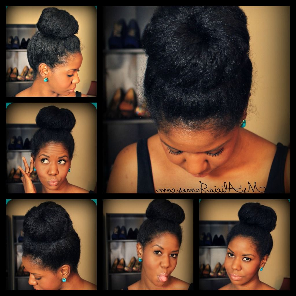 Big High Bun – My Go To Hairstyle! – How To Take Care Of Natural Hair Throughout Recent High Bun Hairstyles (View 10 of 25)