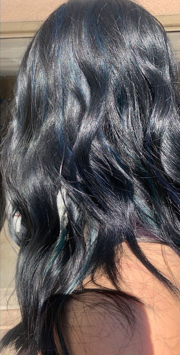 Blueberry Highlights | Hair Dye Shades, Hair Color Streaks, Aesthetic Hair Within Short Hair Hairstyles With Blueberry Balayage (Photo 1 of 25)