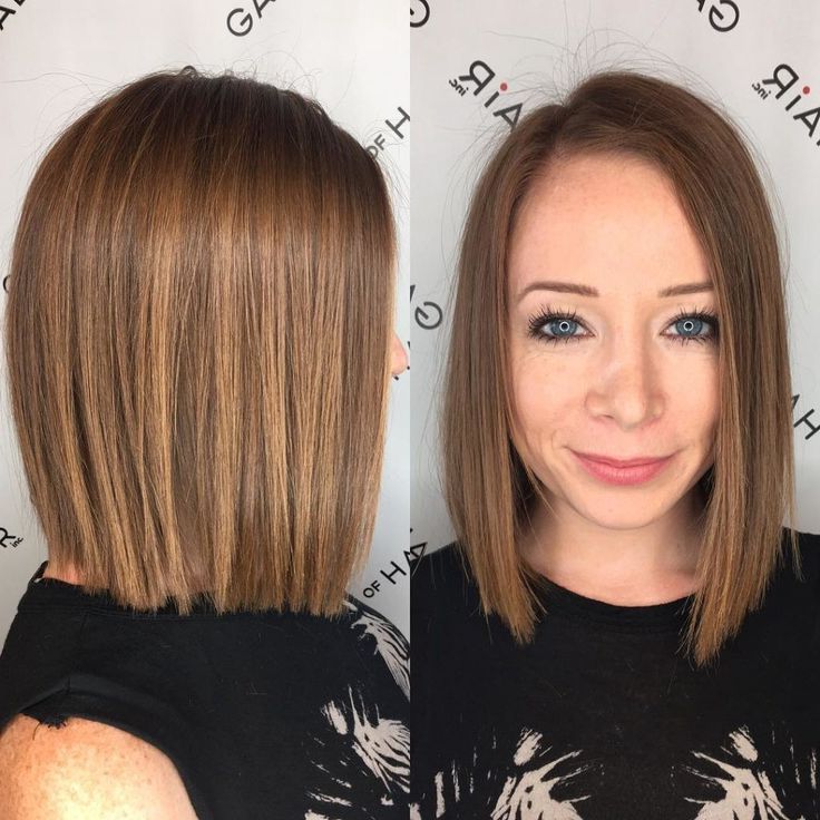 Blunt Bronze Shoulder Length Bob With Textured Ends And Side Part | Wavy Bob  Hairstyles, Bob Hairstyles, Long Bob Hairstyles Throughout Side Parted Blunt Bob Hairstyles (View 13 of 25)