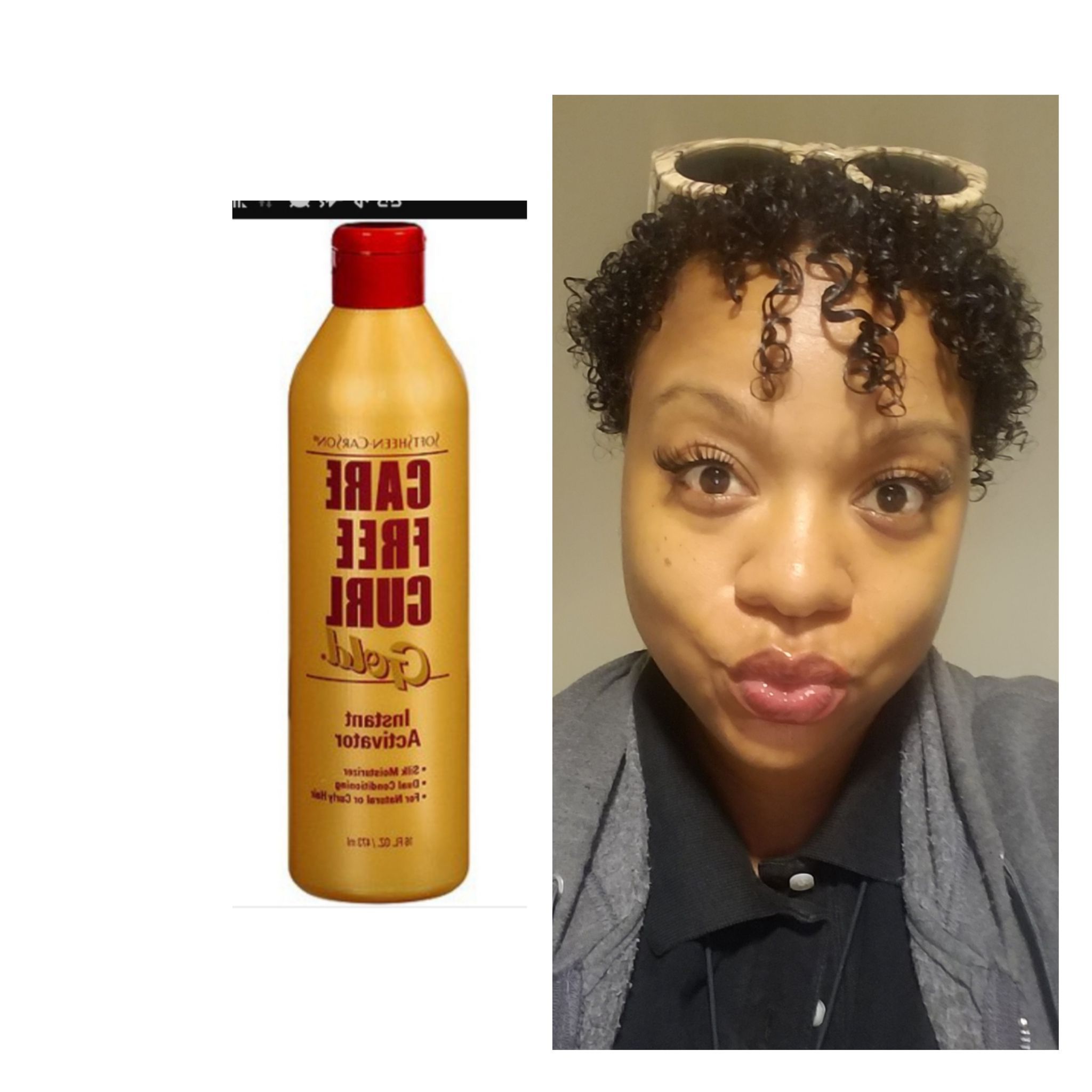 Carefree Curl Activator Actually Works On My Natural #jhericurl ?  #finehair #3b #3c #4a #curls #waves #shorthair #tapered | Jheri Curl, Curls,  Curl Activator Intended For Most Up To Date Carefree Curls Haircuts (View 4 of 25)