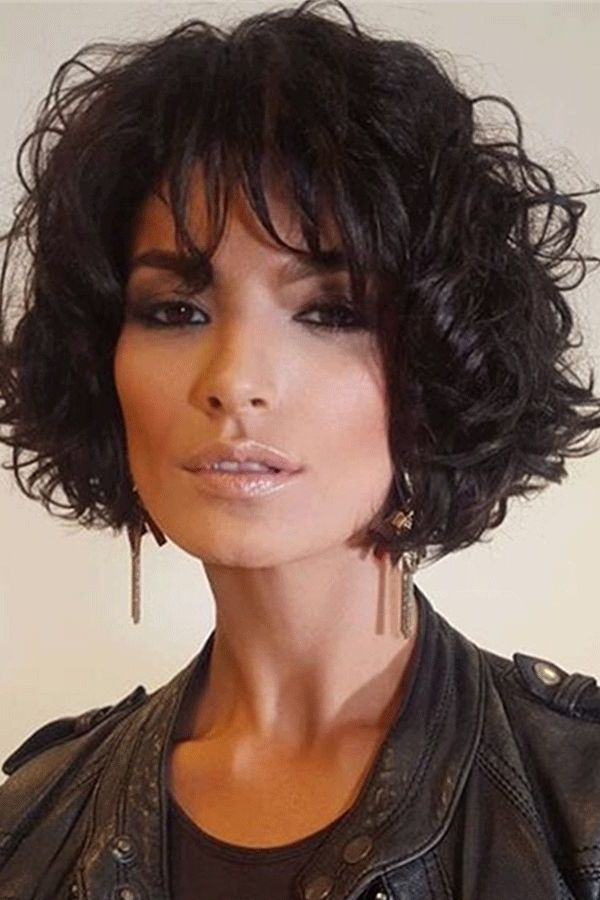 Cheap Short Loose Pixie Hairstyle Soft Synthetic Hair Jerry Curly Lace  Front Cap Women Wigs 10 Inches | Curly Hair Photos, Thick Hair Styles, Hair  Styles With Regard To Short Hairstyles With Loose Curls (View 13 of 25)