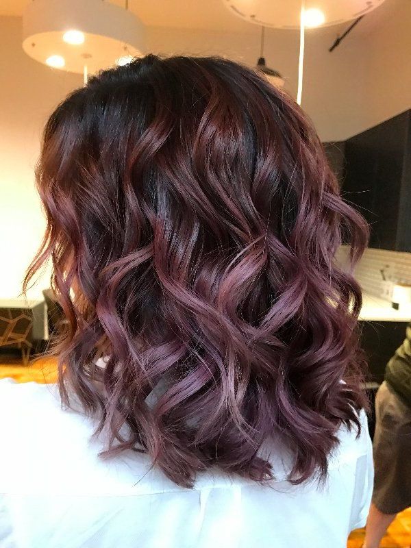 Chocolate Mauve In Daylight | Hair Inspiration Color, Hair Color Trends,  Hair Styles For Most Recent Brunette To Mauve Ombre Hairstyles For Long Wavy Bob (View 7 of 25)