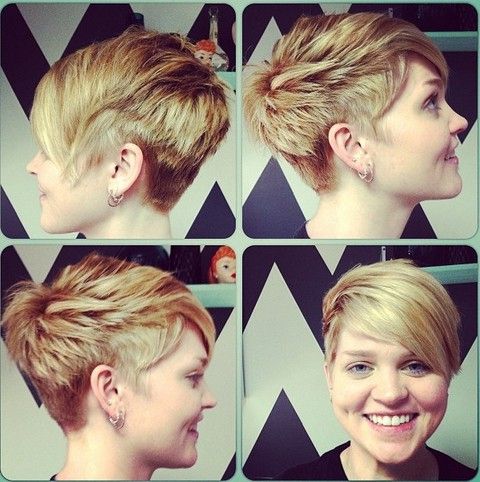 Cool Short Layered Pixie Cut With Long Side Swept Bangs – Hairstyles Weekly For Swept Back Long Pixie Hairstyles (Photo 21 of 25)
