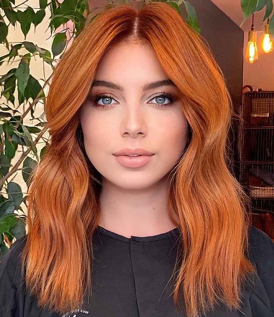 Copper Hair Colour Trend: How To Choose And Maintain The Style Of 2022 With Regard To Latest Copper Medium Length Hairstyles (View 4 of 25)