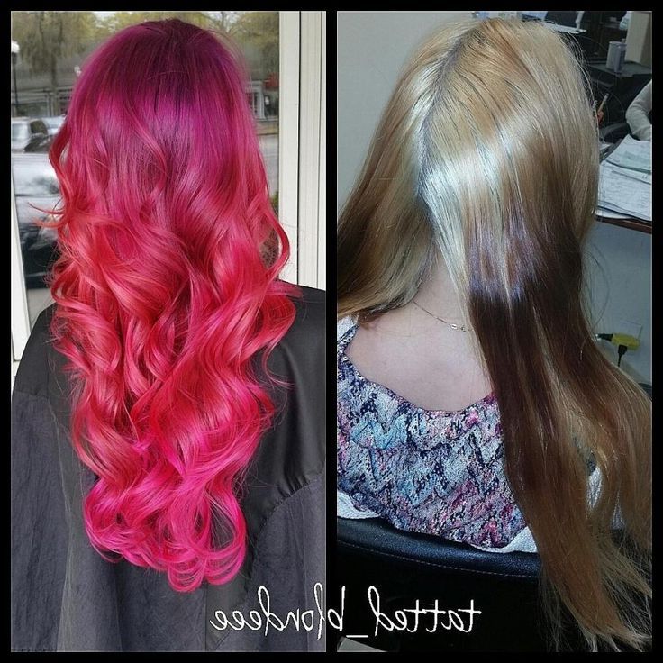 Correction: Ombre To Raspberry Sombre | Hair Stylist Tips, Sexy Long Hair,  Wild Hair Color Inside 2018 Raspberry Gold Sombre Haircuts (Photo 18 of 25)