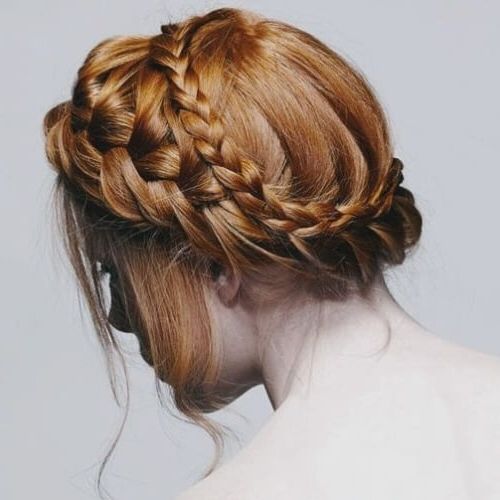 Crown Braid: Channel Your Inner Fairy With These 50 Hairstyles Throughout Most Up To Date Lovely Crown Braid Hairstyles (View 18 of 25)