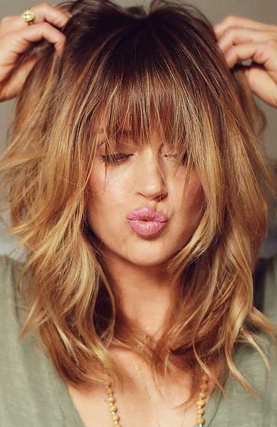 Cute Shag Haircuts, Best Shag Hairstyles, Shag With Bangs With Regard To Best And Newest Shaggy Medium Length Bob Haircuts (View 17 of 25)