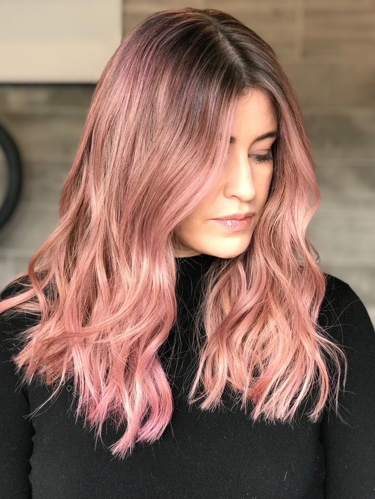 Dimensional Pink Balayage Lob Hair | Lob Hairstyle, Hair, Balayage Lob Within Newest Pink Balayage Haircuts For Wavy Lob (View 15 of 25)
