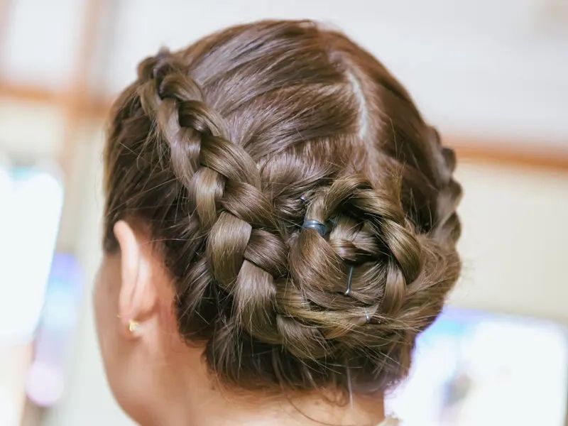 Double Braided Hairstyles: French, Dutch, Fishtail And More Throughout Dutch Braids Updo Hairstyles (View 24 of 25)