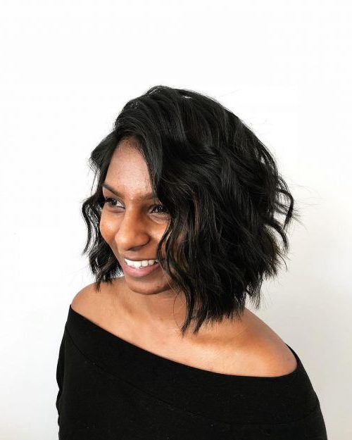Graduated Layered Bob With Deep Side Part | Bob Hairstyles, Hair Styles, Long  Bob Haircut With Layers For Most Up To Date Shoulder Length Lob Haircuts With Layered Front (View 6 of 25)