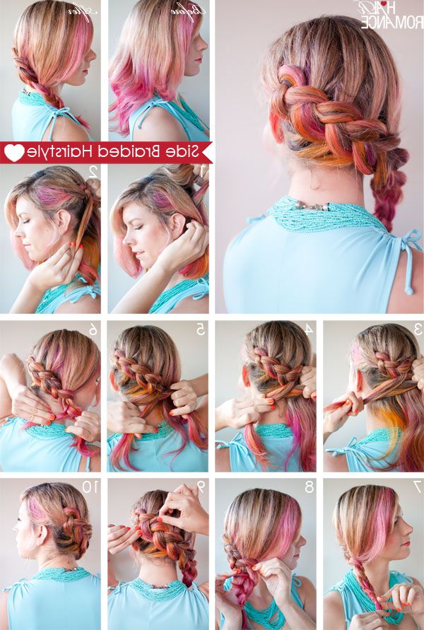 Hair How To: Side Braided Hairstyle Tutorial – Hair Romance With Most Recent Fantastic Side Braid Hairstyles (View 9 of 25)