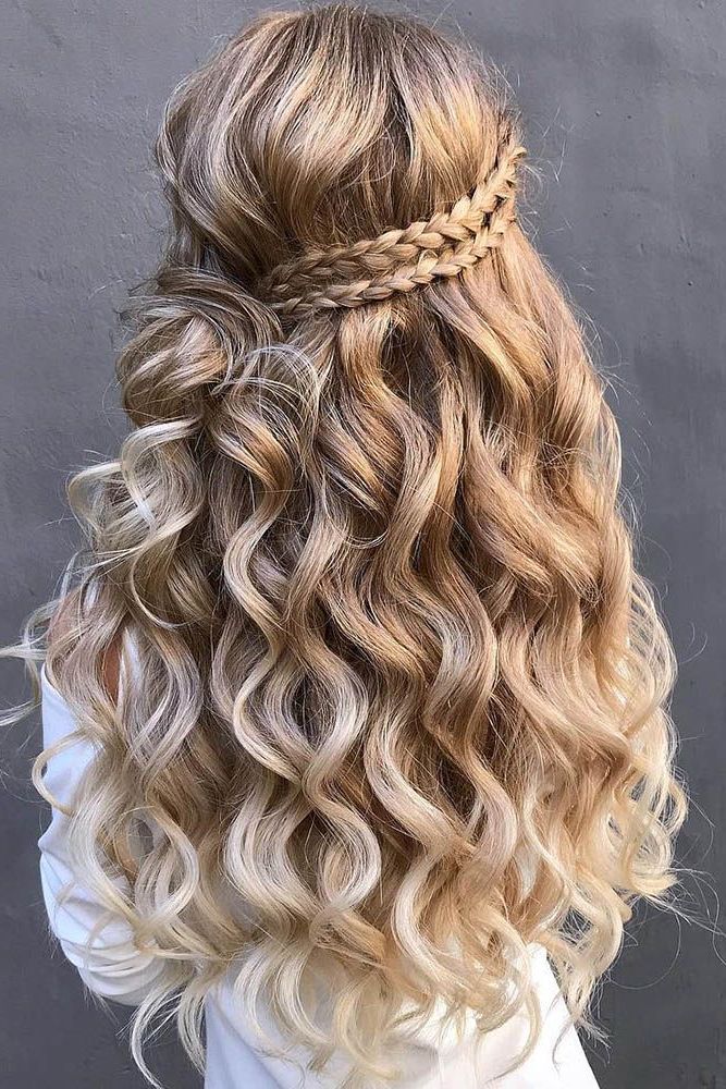 Half Up Half Down Wedding Hairstyles 2022/23 Guide: 70+ Looks | Pageant Hair,  Down Hairstyles, Long Hair Styles Pertaining To Current Braided Half Up Hairstyles For A Cute Look (View 6 of 25)