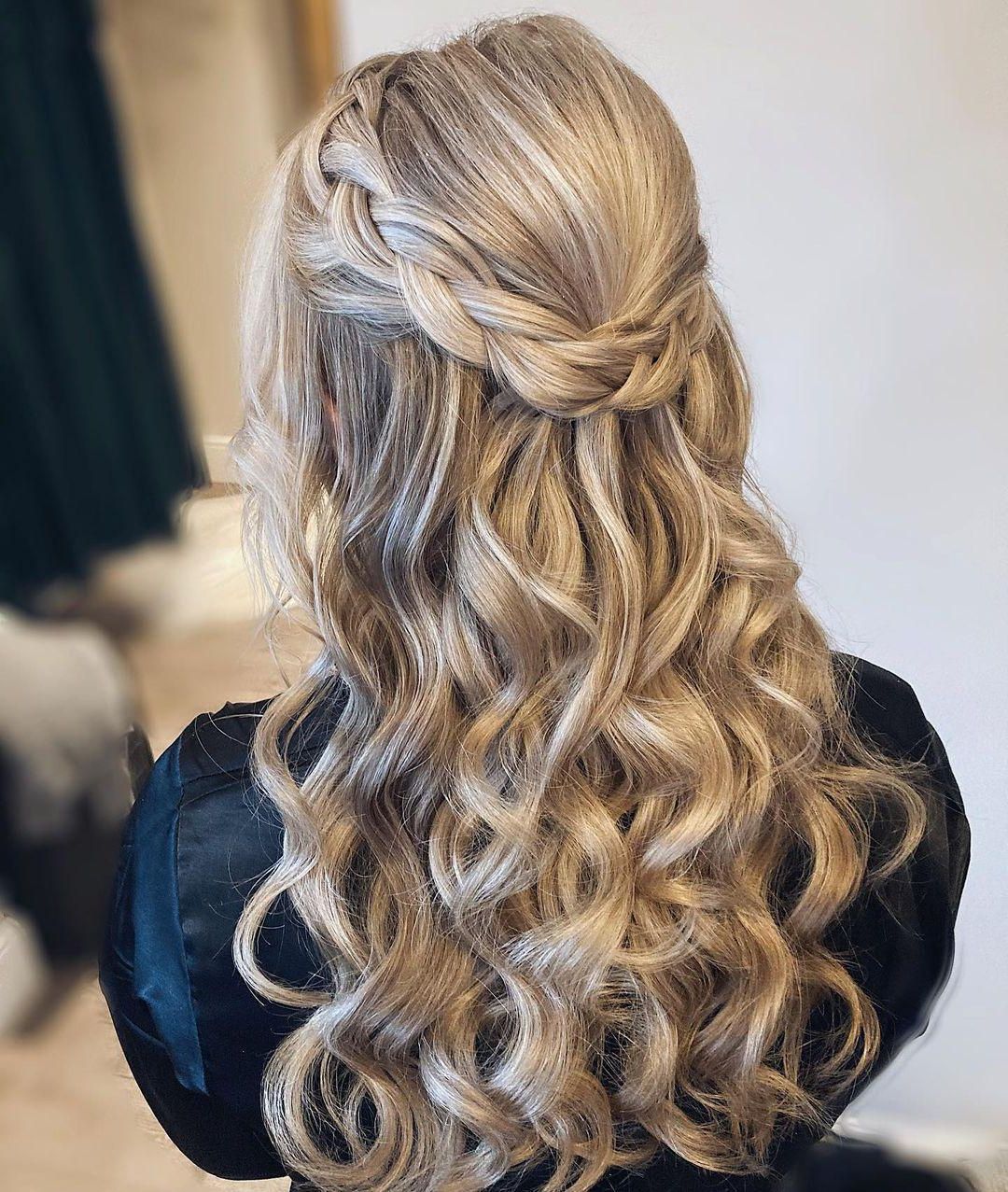 Half Up Half Down Wedding Hairstyles: 23 Inspirational Ideas & Tips –  Hitched.co (View 23 of 25)