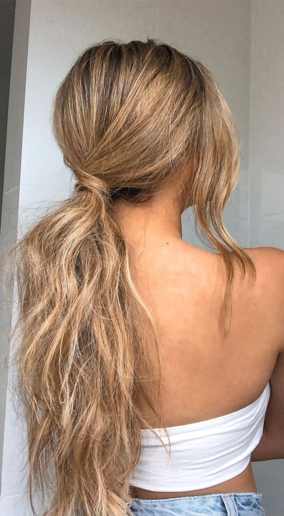 High And Low Ponytails For Any Occasion : Simple Ponytail With Best And Newest Hairstyles With Pretty Ponytail (View 15 of 25)