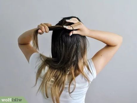 How To Do A Half Up Top Knot: 9 Steps (with Pictures) – Wikihow Regarding Most Recently Half Up Hairstyles With Top Knots (Photo 19 of 25)