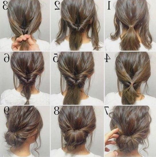 How To Do An Easy Daily Hairstyle For Medium Hair? Quick Tutorials Intended For 2018 Easy Hairstyles For Medium Length Hair (View 17 of 25)