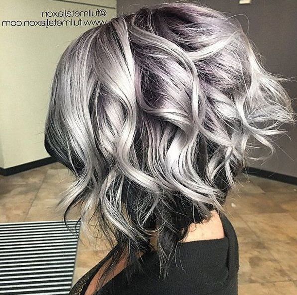Kenra Professional On Twitter | Hair Styles, Grey Hair Color, Silver Hair In Recent Silver Loose Curls Haircuts (View 8 of 25)