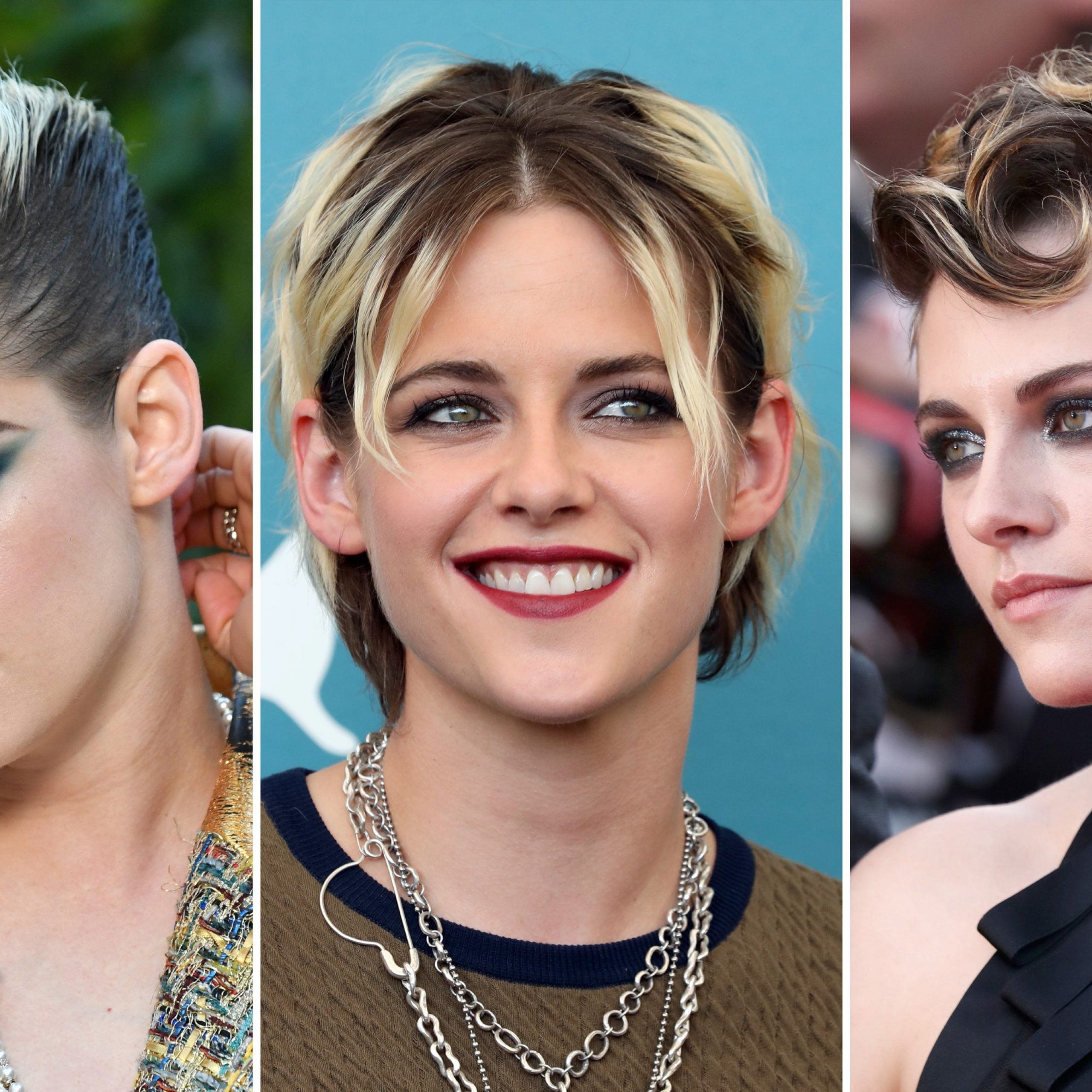 Kristen Stewart's Best Short Hair Looks — Short Hairstyle Ideas | Allure Inside Styled Back Top Hair For Stylish Short Hairstyles (Photo 24 of 25)