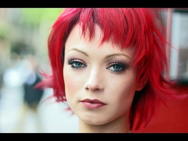 Long To Short Hair Makeovers ? Bright Red Hair ? How To Cut Choppy Layers &  Bangsstuart Phillips – Youtube Intended For Bright Bang Pixie Hairstyles (View 21 of 25)