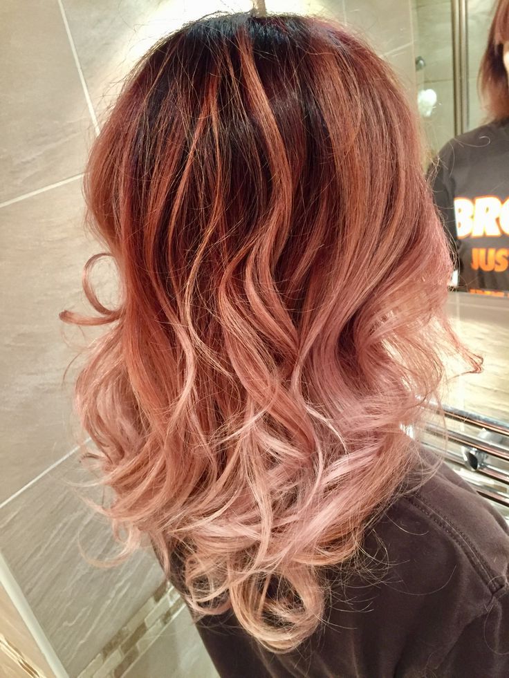 Longhair Brunette Raspberry Pastel Rose Pink Ombre Sombre Balayage | Long Hair  Styles, Hair Styles, Hair Trends Inside Most Current Raspberry Gold Sombre Haircuts (View 1 of 25)