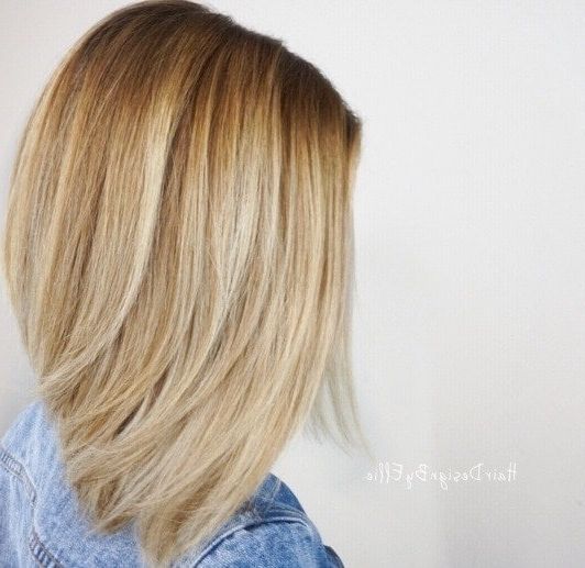 Looking For An A Line Haircut? Here Are Our 7 Face Flattering Favourites With Most Current A Line Blonde Wavy Lob Haircuts (View 12 of 25)